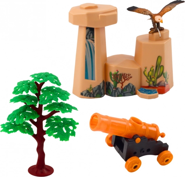 Westliches Cowboy-Set mit Figuren