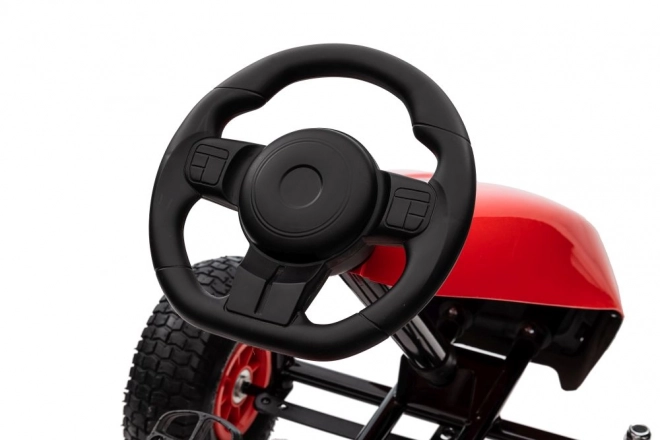 Roter Tretgokart für Kinder