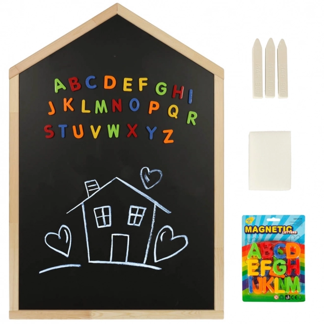 Magnetische Kreidetafel für Kinder 45x40x100 cm