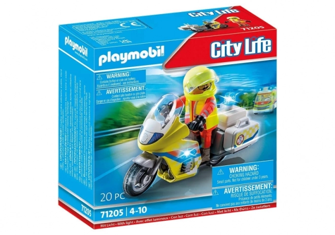 Rettungsmotorrad mit Beleuchtung Playmobil City Life