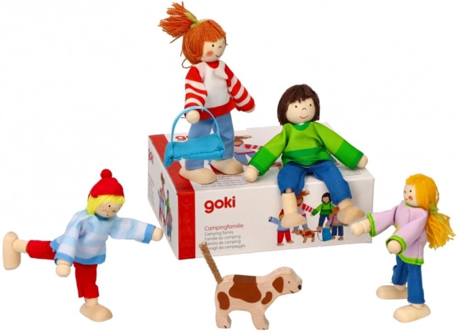 Goki Familientag Aus Holz - Puppen Set