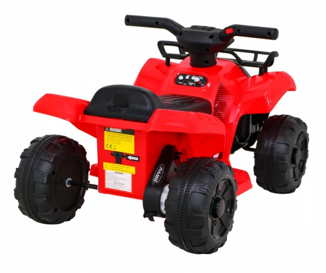 Akku-Quad Storm für Kinder Rot mit 25W Motor, MP3 USB und LED