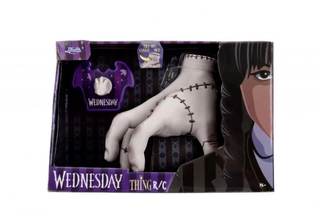 Fernbediente Hand Sache aus dem Film Wednesday