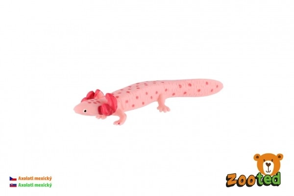 Axolotl Mexikanische Figur aus Plastik 8 cm im Beutel