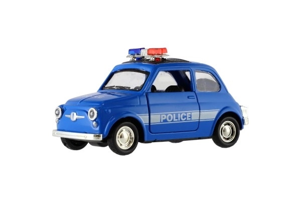 Retro Polizeiauto mit Rückzugsmechanismus