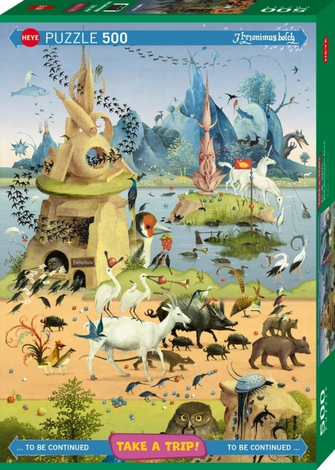 Puzzle HEYE Auf Ausflug: Hieronymus Bosch 500 Teile