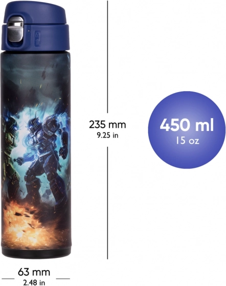 Thermoflasche für Kinder Roboter 450 ml