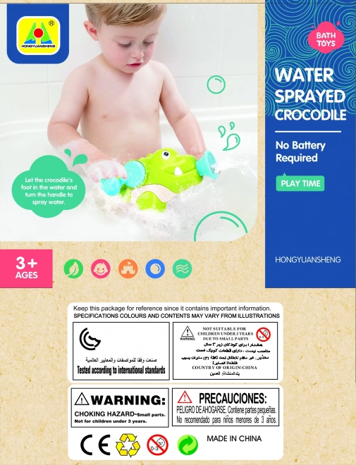 Krokodil Wasserspielzeug für Wasserpumpe