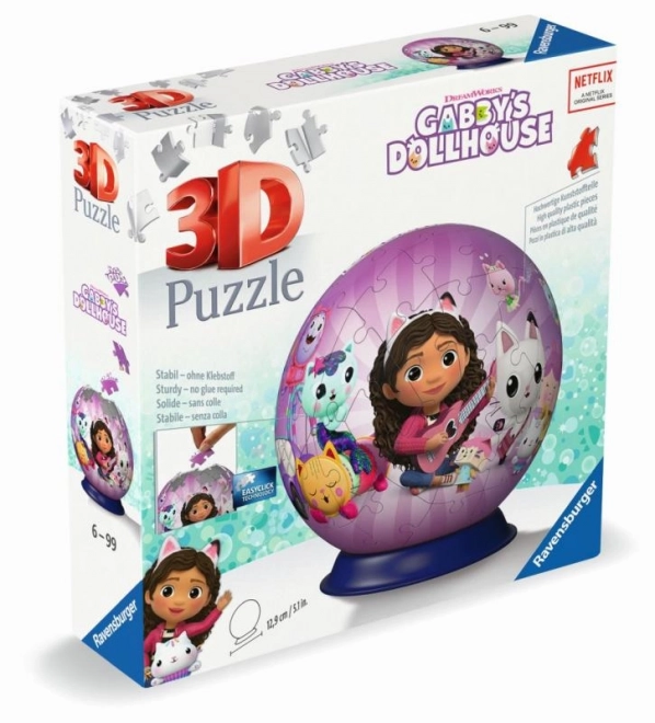 Ravensburger 3D Puzzleball Gábinis Zauberhaus