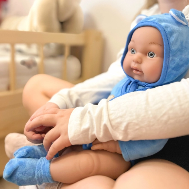 Woopie baby puppe mit bär outfit 46 cm