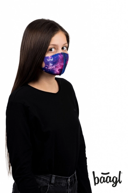 Antibakterielle Kindermaske Galaxy