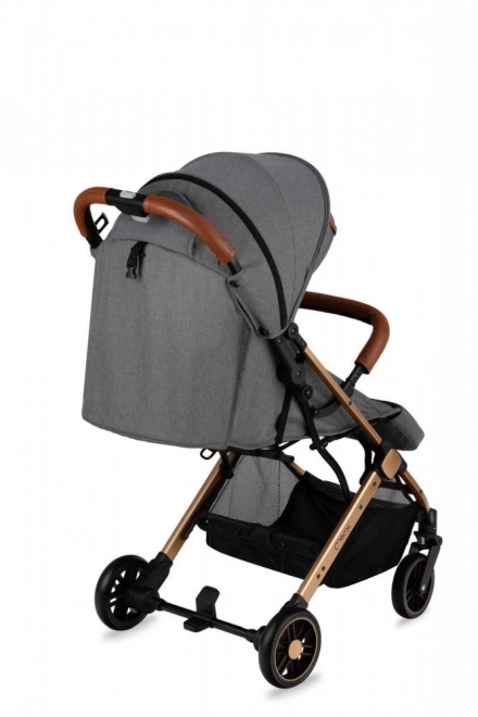 Sportkinderwagen MoMi Estelle Grau mit Goldrahmen