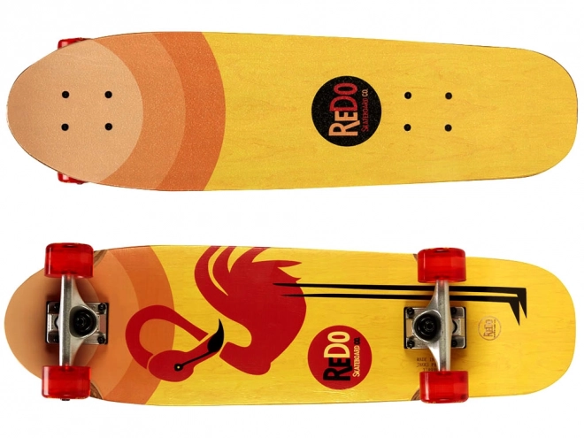 Holzskateboard ReDo Flaming