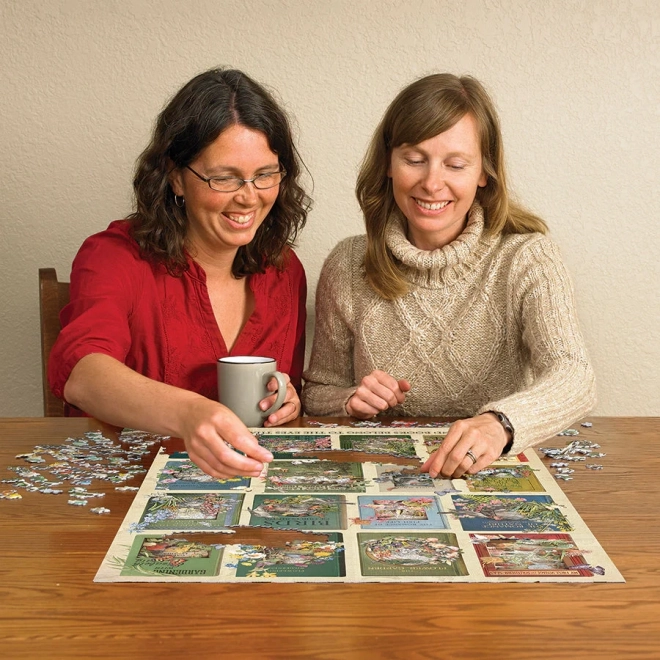 Puzzlespiel Natur in Büchern 1000 Teile