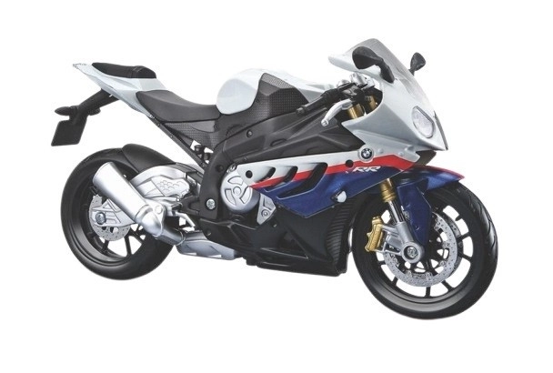 Metallmodell Motorrad BMW S 1000 RR mit Standfuß 1/12