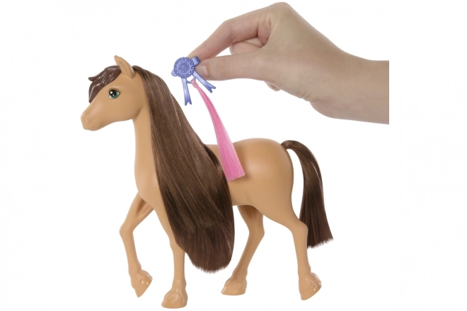 Barbie Pferd Pepper mit braunen Haaren zum Stylen