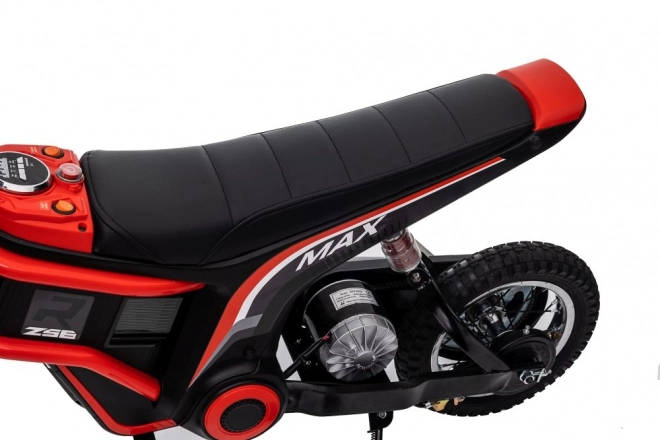 Leistungsstarkes Rotes Akku-Crossbike