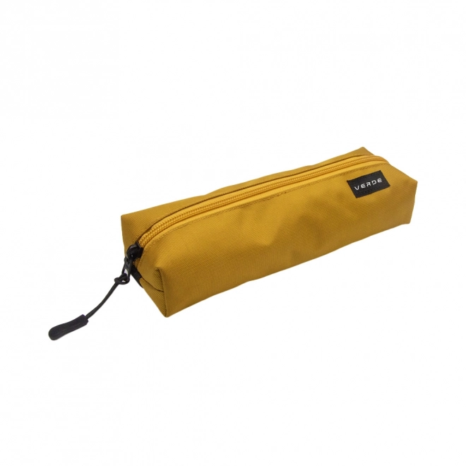 Breites Etui mit Elastikband in Senfgelb