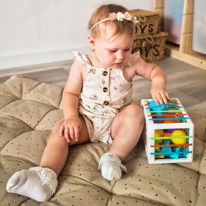 Woopie Baby Sensorischer Würfel Formensortierer