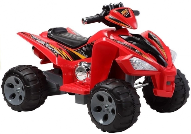 Akku-Quad mit großen Rädern Rot