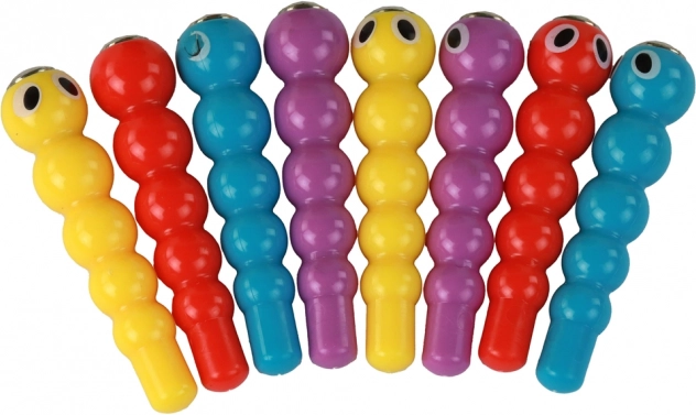 Bunte Würmchen zur sensorischen Stimulation