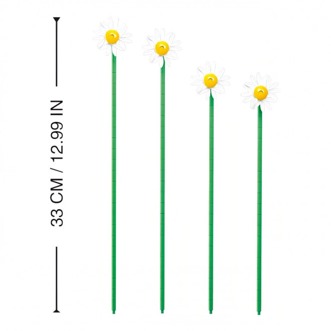 Sluban Blumen Sonnenblumen mit Gänseblümchen