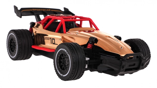 Metall-Rennwagen RC in Gold