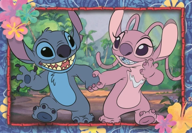 Stitch Puzzle von Clementoni - 2x20 Teile