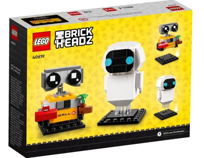 Lego Brickheadz Ewa und Wall-E Figuren Set