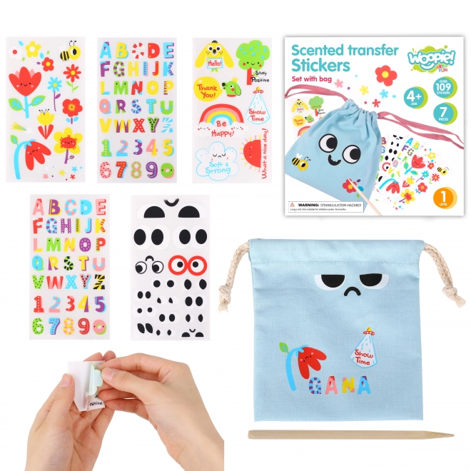 Woopie Art&Fun Kreativset Magische Handtasche mit Aufklebern