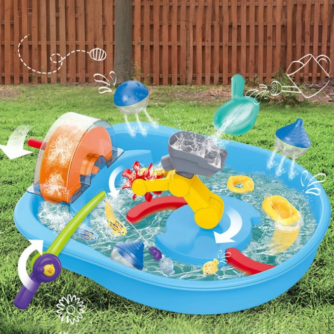 Wasserspielzeug Woopie mit Rad und Fischfang 2-in-1