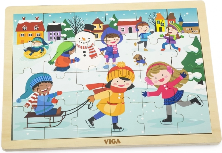 Fröhliches Wintermotiv