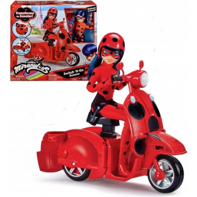 Miraculous Skuter Und Puppe LUCKY CHARM Spielset