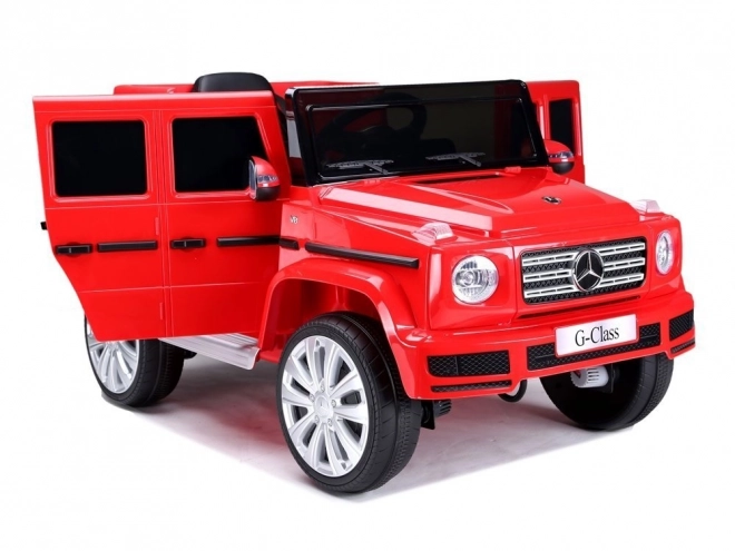 Roter Mercedes G500 Elektroauto für Kinder