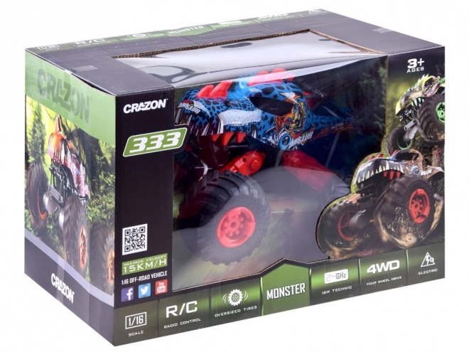 Ferngesteuertes Dino Monster 4x4 – Rot