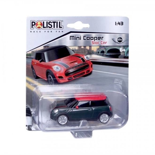 Polistil Mini Cooper Slotcar Schwarz