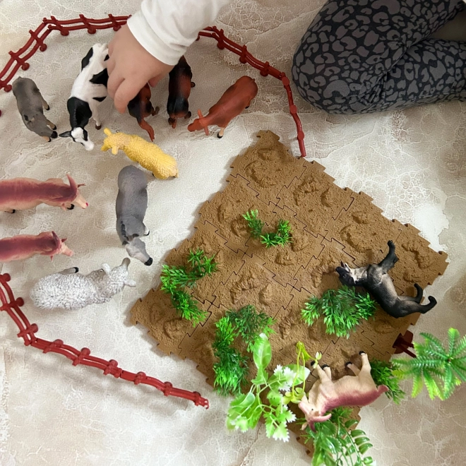 Woopie Spielzeugset Bauernhof mit Koffer 57 Teile
