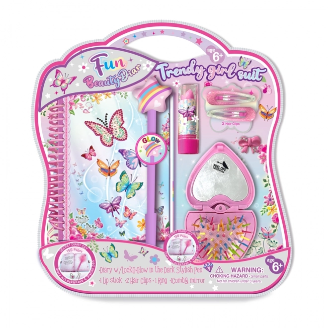 Tagebuch-Set für kleine Prinzessinnen