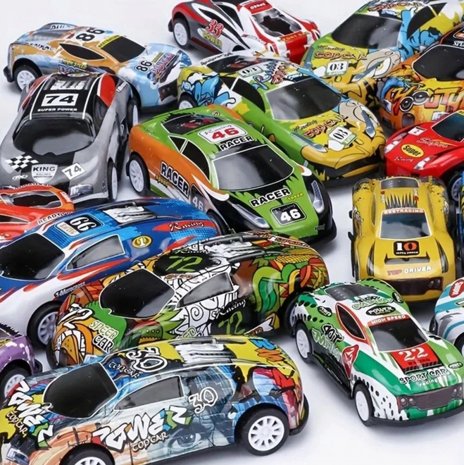 Woopie Rennauto-Set mit Tragetasche und Spielmatte