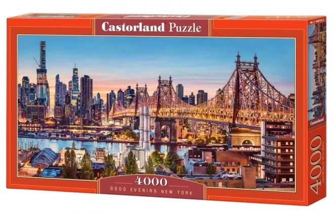 Puzzle 4000 Teile Abend in New York
