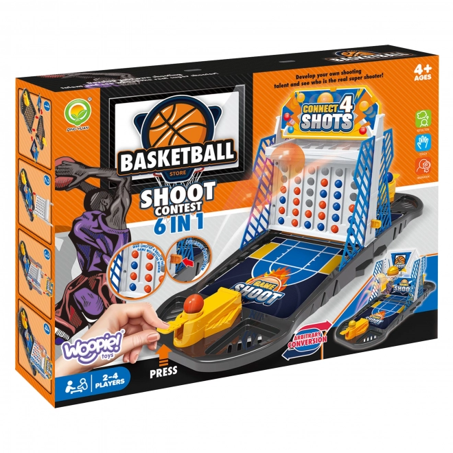 Woopie Geschicklichkeitsspiel Mini Basketball