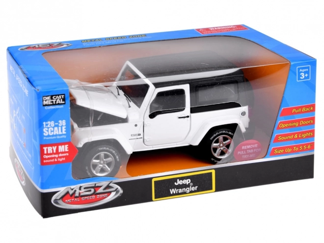 Jeep Wrangler Offroad-Auto Metall 1:32