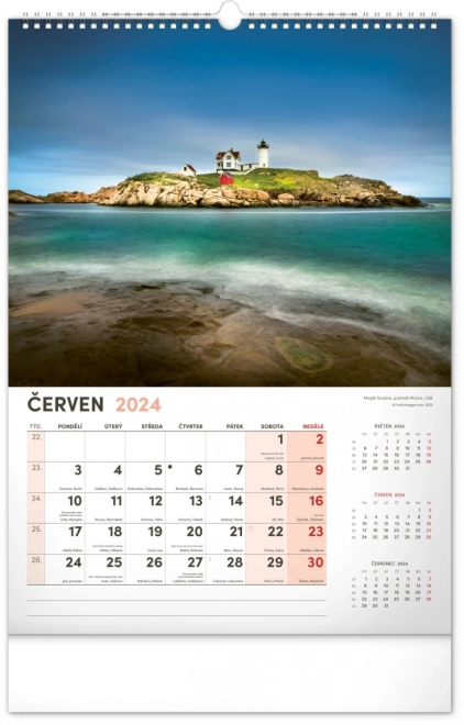 Wandkalender Landschaft 2024