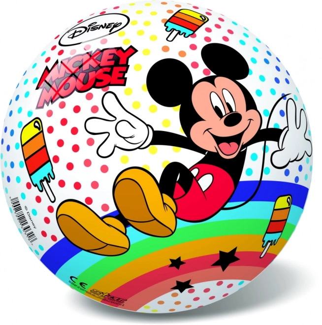 Ball Disney Mickey Regenbogen 14 cm