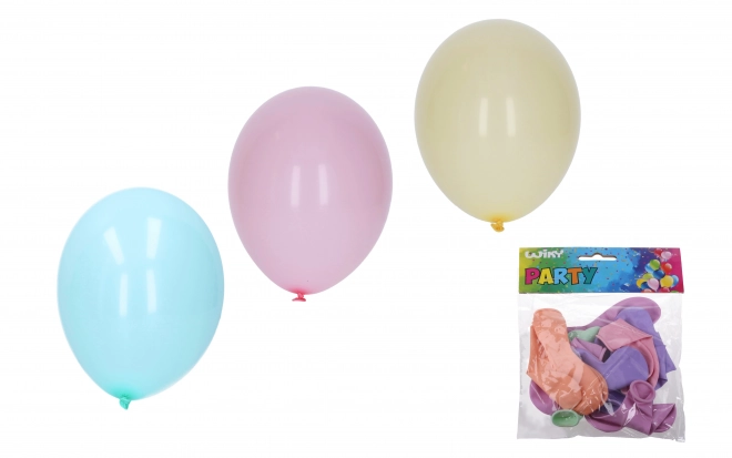 Satz von 10 Pastell-Luftballons 26 cm