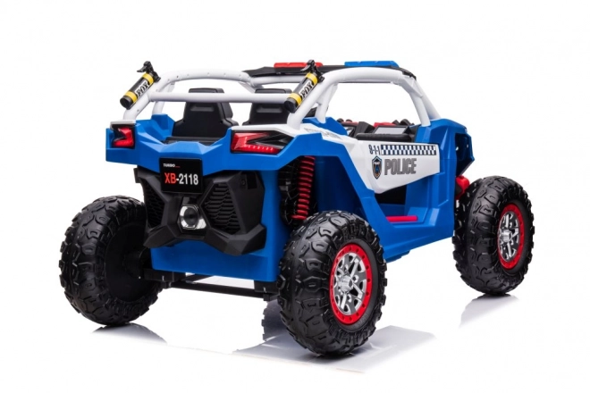 Kinder Polizeifahrzeug mit Akku 4x4 Buggy XB-2118