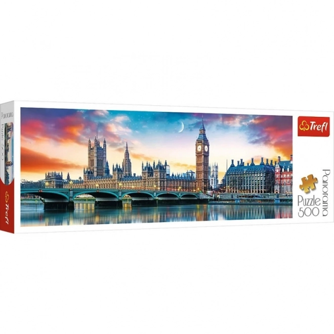 Panorama-Puzzle 500 Teile Big Ben und Westminster-Palast, London