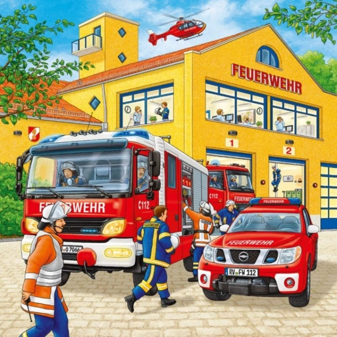 Ravensburger Puzzle Feuerwehr 3x49 Teile