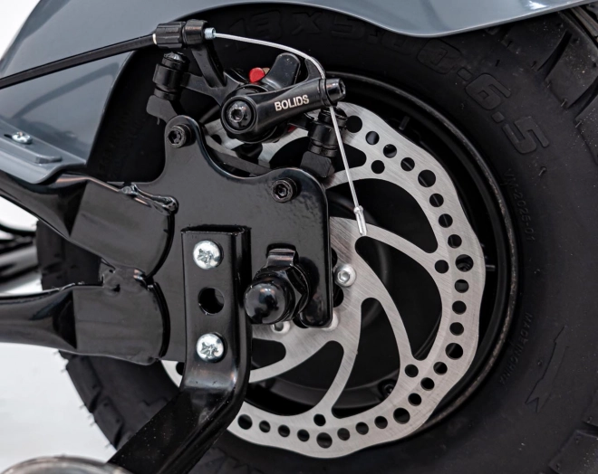 Motorrad Chopper Warrior Grau