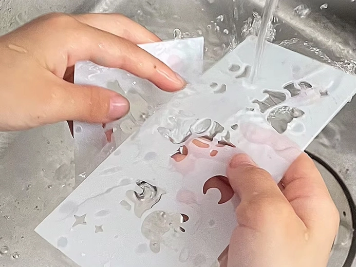 Wiederverwendbare Schablonen für unendliche Motive